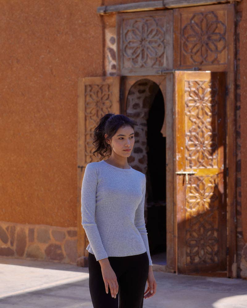 MAUNA - Cotton and modal T-shirt