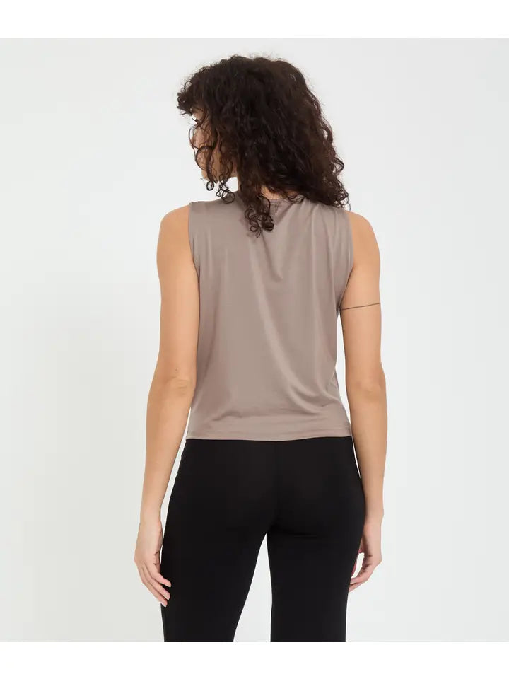 Canotta donna in lyocell Yoga Searcher TWIST