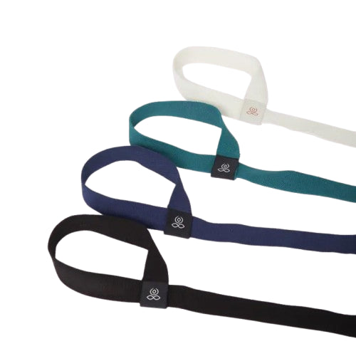 Cinghia Per Tappetino Yoga In Cotone - Regolabile, Per Trasporto E Stretching, 150 Cm, Con Elastici - Foto 11