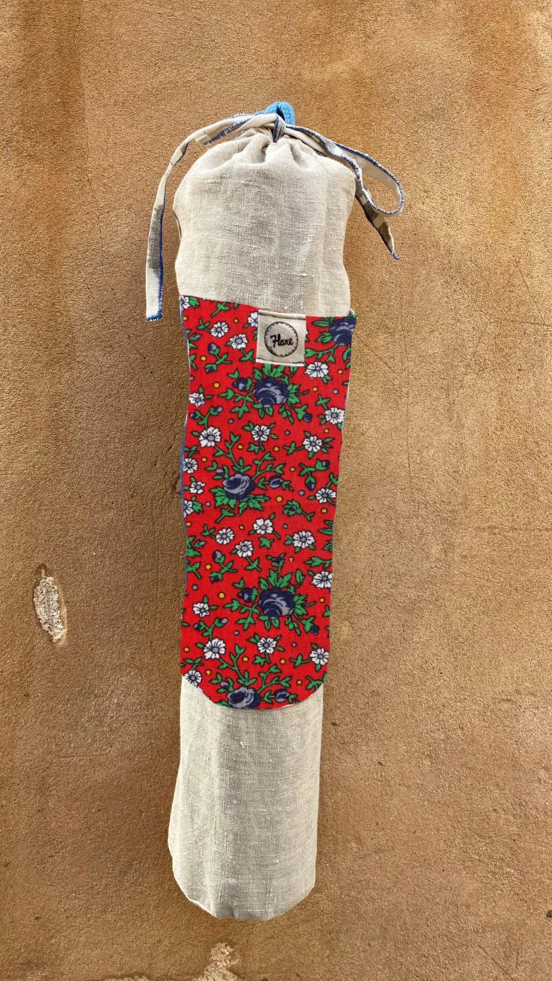 Porta Tappetino da Yoga in Canapa con Tasca Centrale Personalizzabile FLARE