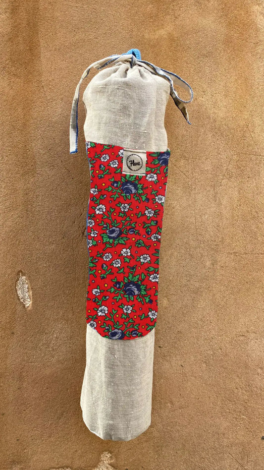 Porta Tappetino da Yoga in Canapa con Tasca Centrale Personalizzabile FLARE