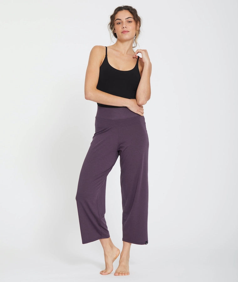 Pantalone da Yoga fluido in lyocell e cotone Yoga Searcher RAVANA