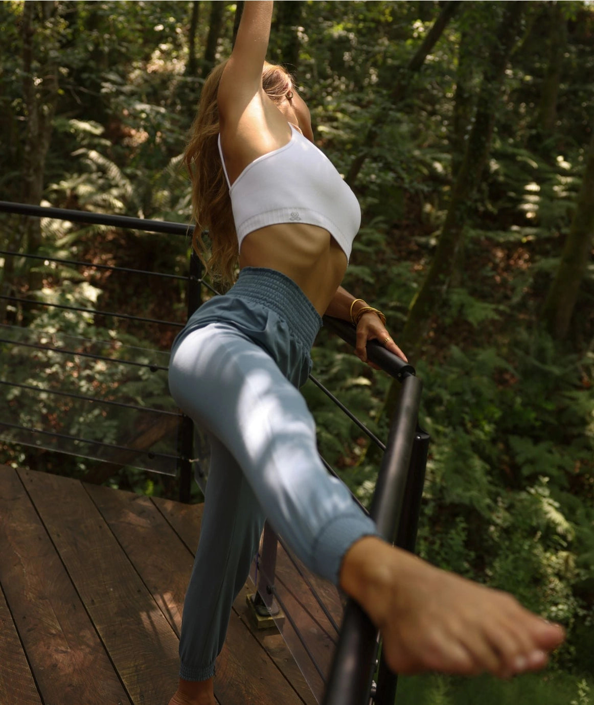 Pantalone da Yoga morbido in cotone Yoga searcher MORJIM