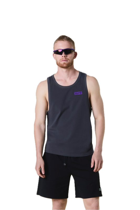 Canottiera Anthracite Purple Uomo - Rupe Clothing