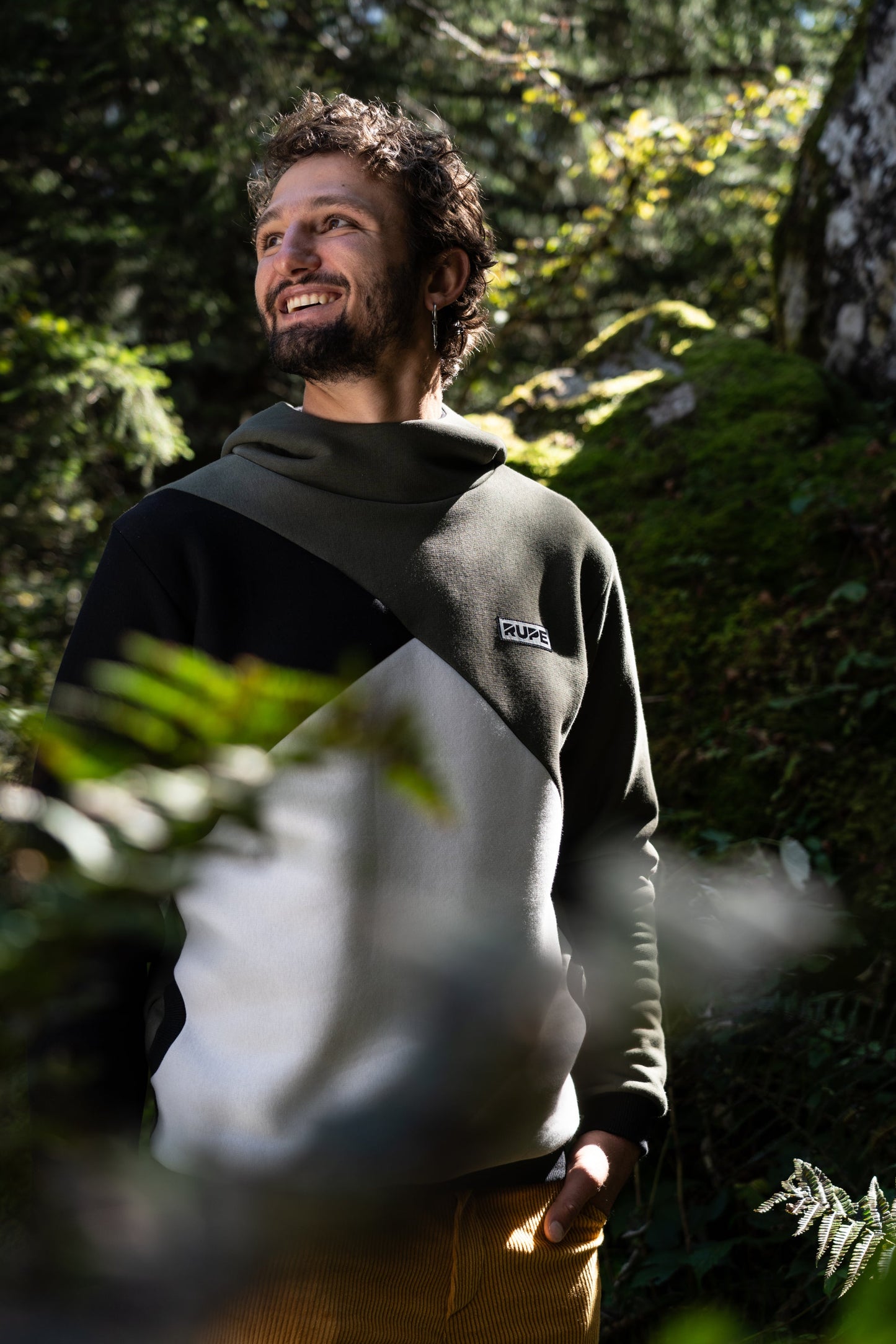 Felpa tre colori con Cappuccio - Unisex - Tuareg