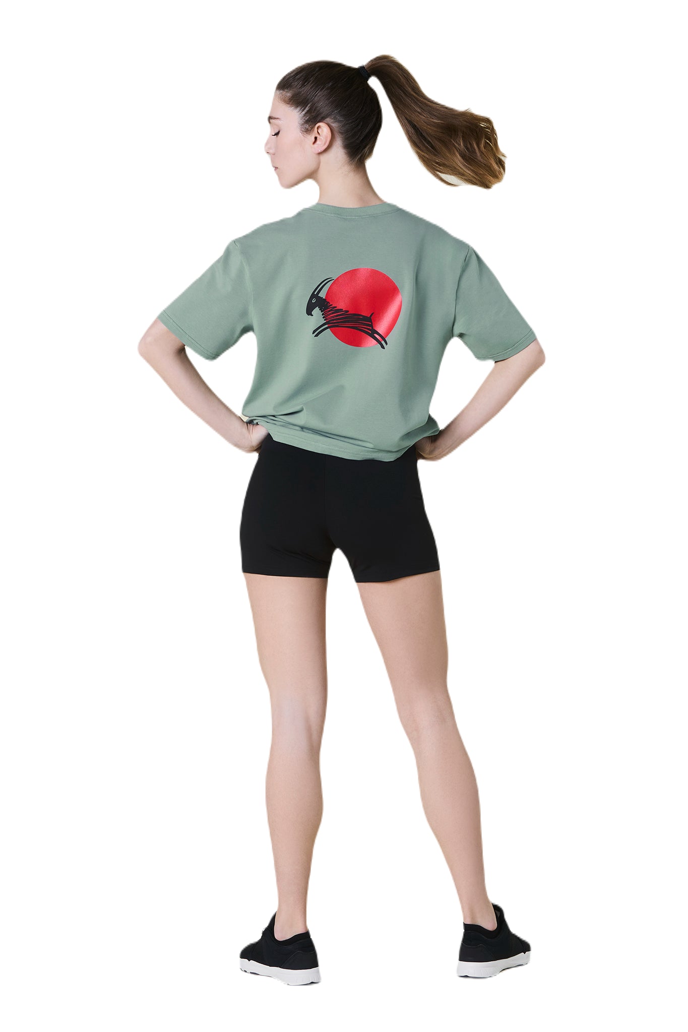 Logo camoscio sul retro della Tshirt