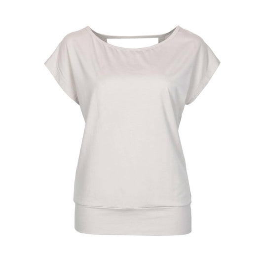 T-shirt con collo a V sulla schiena da yoga Smilla - Jaya