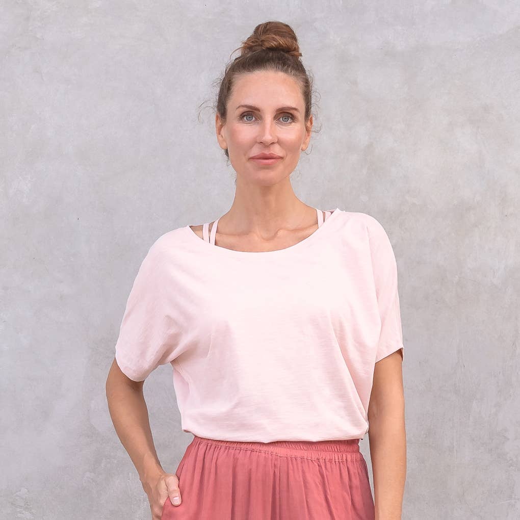 T-shirt Maria classica da yoga in cotone - Jaya