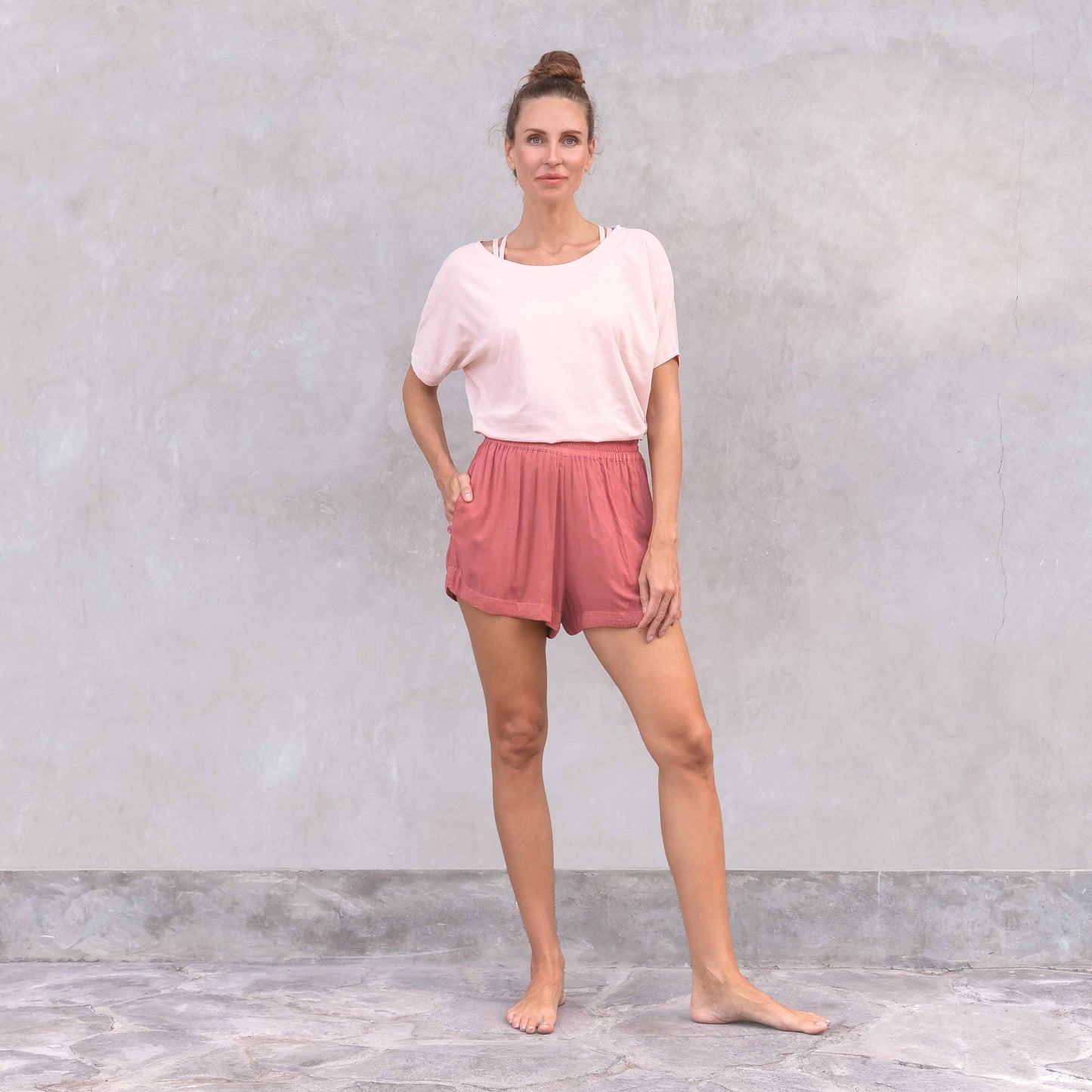 T-shirt Maria classica da yoga in cotone - Jaya