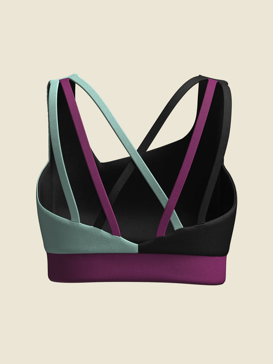 Top Sportivo Intrecciato - Kaleido Ember