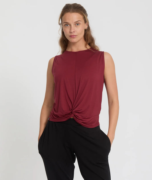 Canotta donna in lyocell Yoga Searcher TWIST