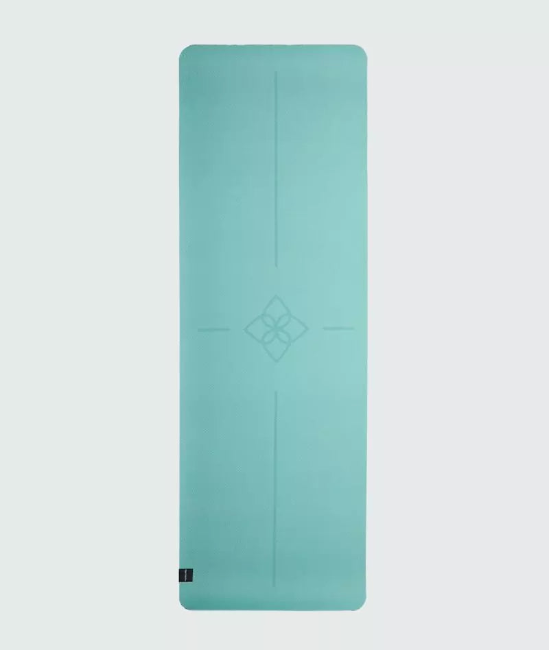 Tappetino YOGA ALIGNEMENT 5mm in TPE riciclato, colore forest, di Yoga Searcher.