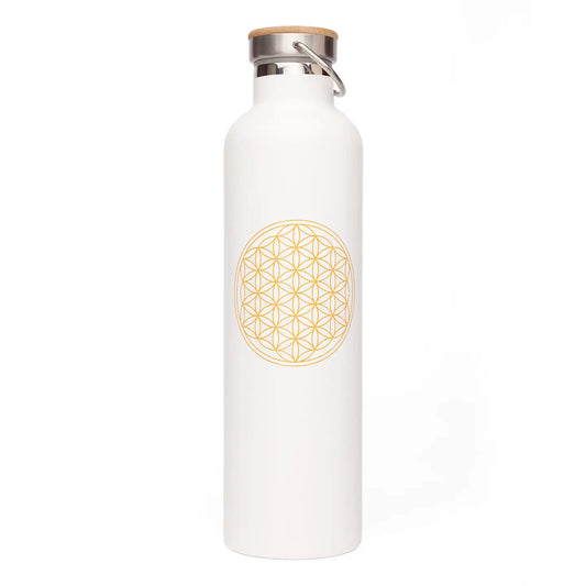 Borraccia  termica da 1LT flower of life in acciaio inox - Bodhi