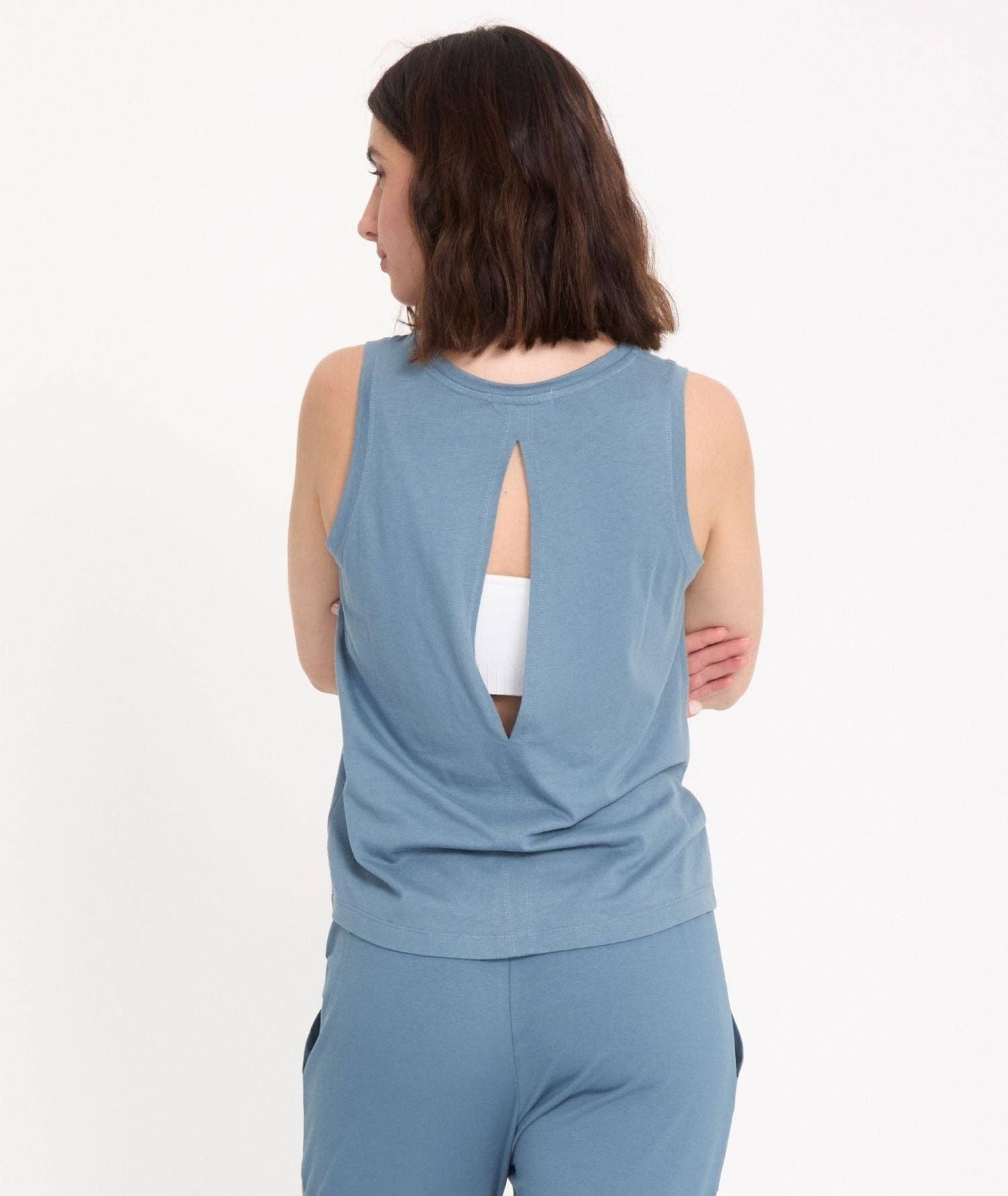 NIYAMA - Canotta da Yoga Aperta sul Retro