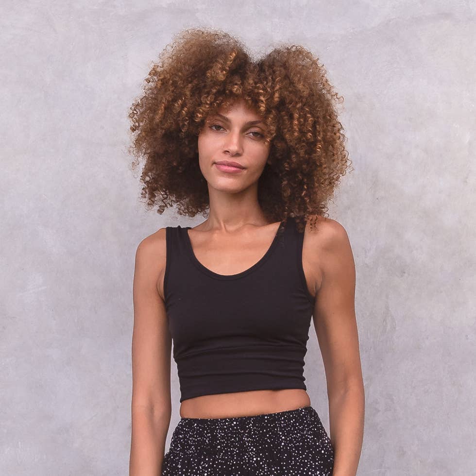 Crop Top Surya in cotone organico - Jaya