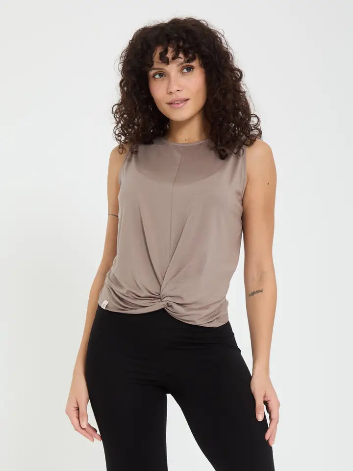 Canotta donna in lyocell Yoga Searcher TWIST