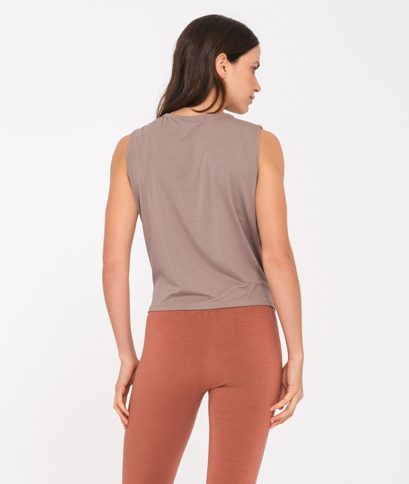 Canotta donna in lyocell Yoga Searcher TWIST