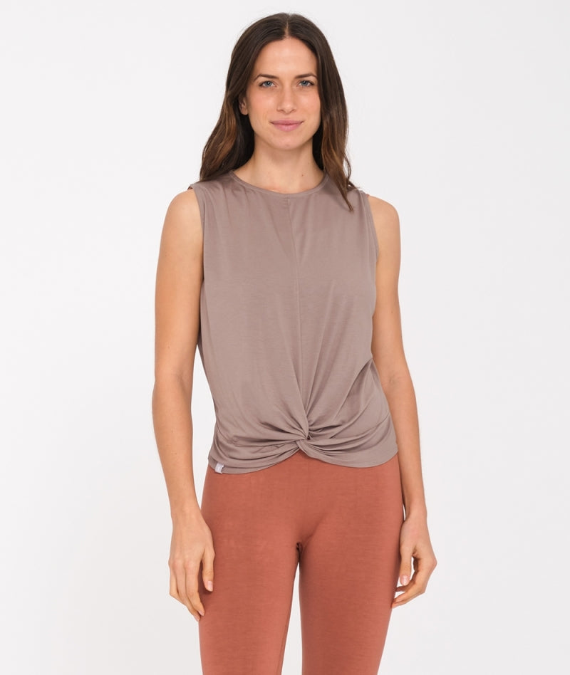 Canotta donna in lyocell Yoga Searcher TWIST