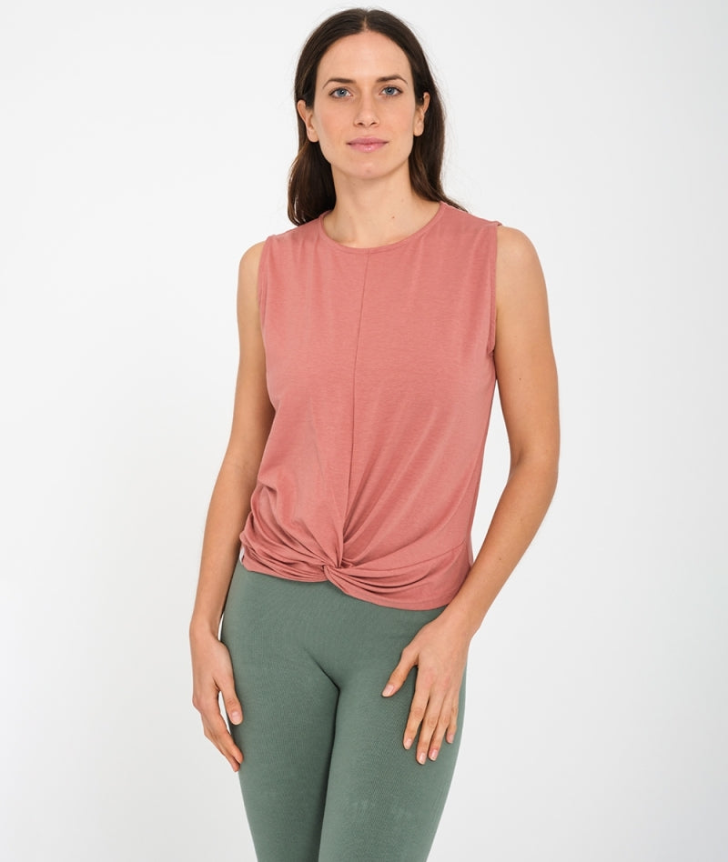 Canotta donna in lyocell Yoga Searcher TWIST