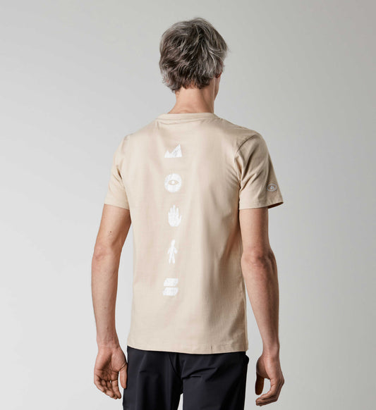 T-shirt in cotone da arrampicata Ethnoclimb - Looking For wild