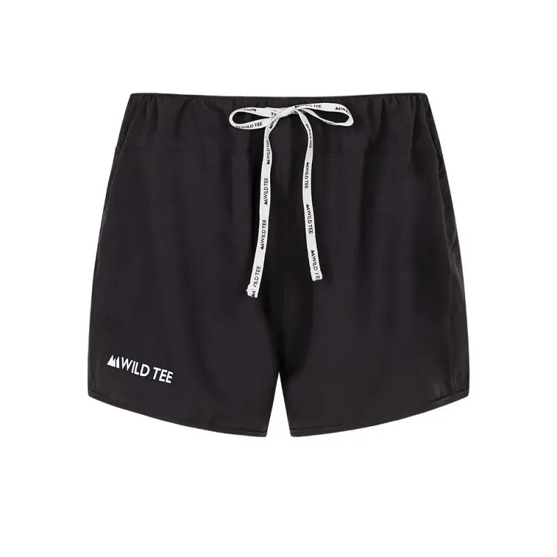 Pantaloncini neri da running Wildtee