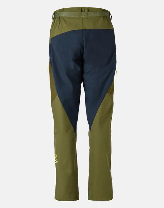 Pantaloni verdi con parte dietro nera protettiva