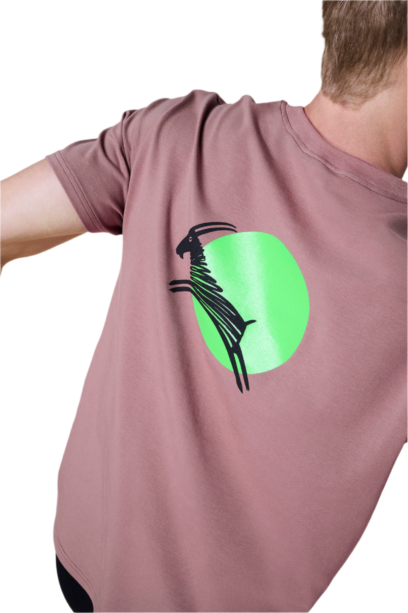 T-Shirt in cotone da uomo - Old Purple