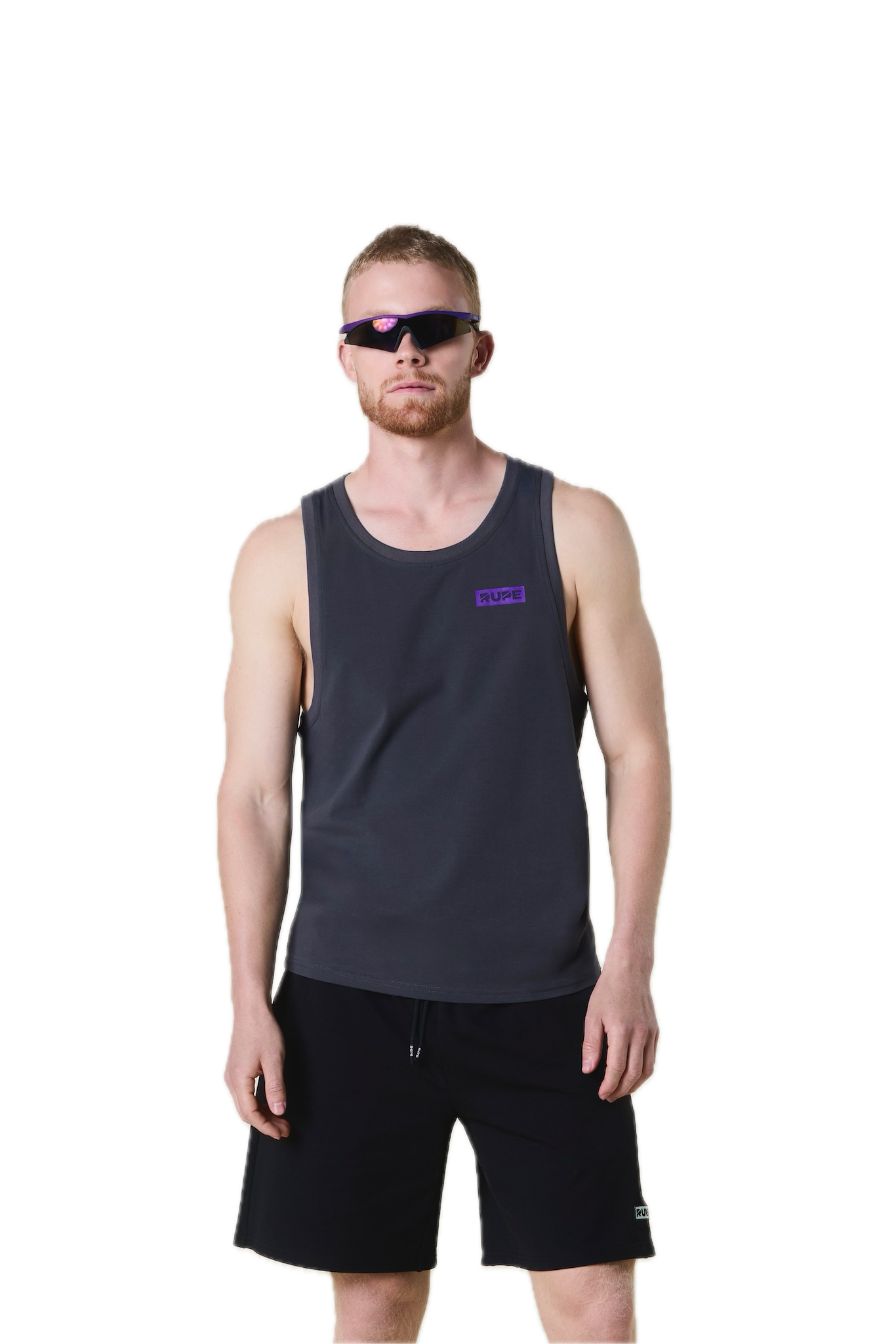 Canottiera Anthracite Purple Uomo - Rupe Clothing