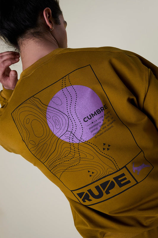 Felpa leggera uomo Olive Green Lilla