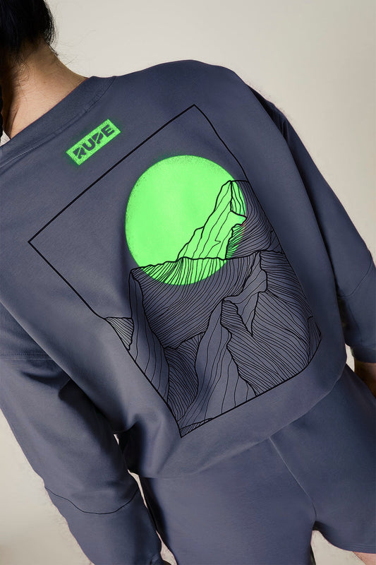 Felpa leggera da donna Jeans Montagne