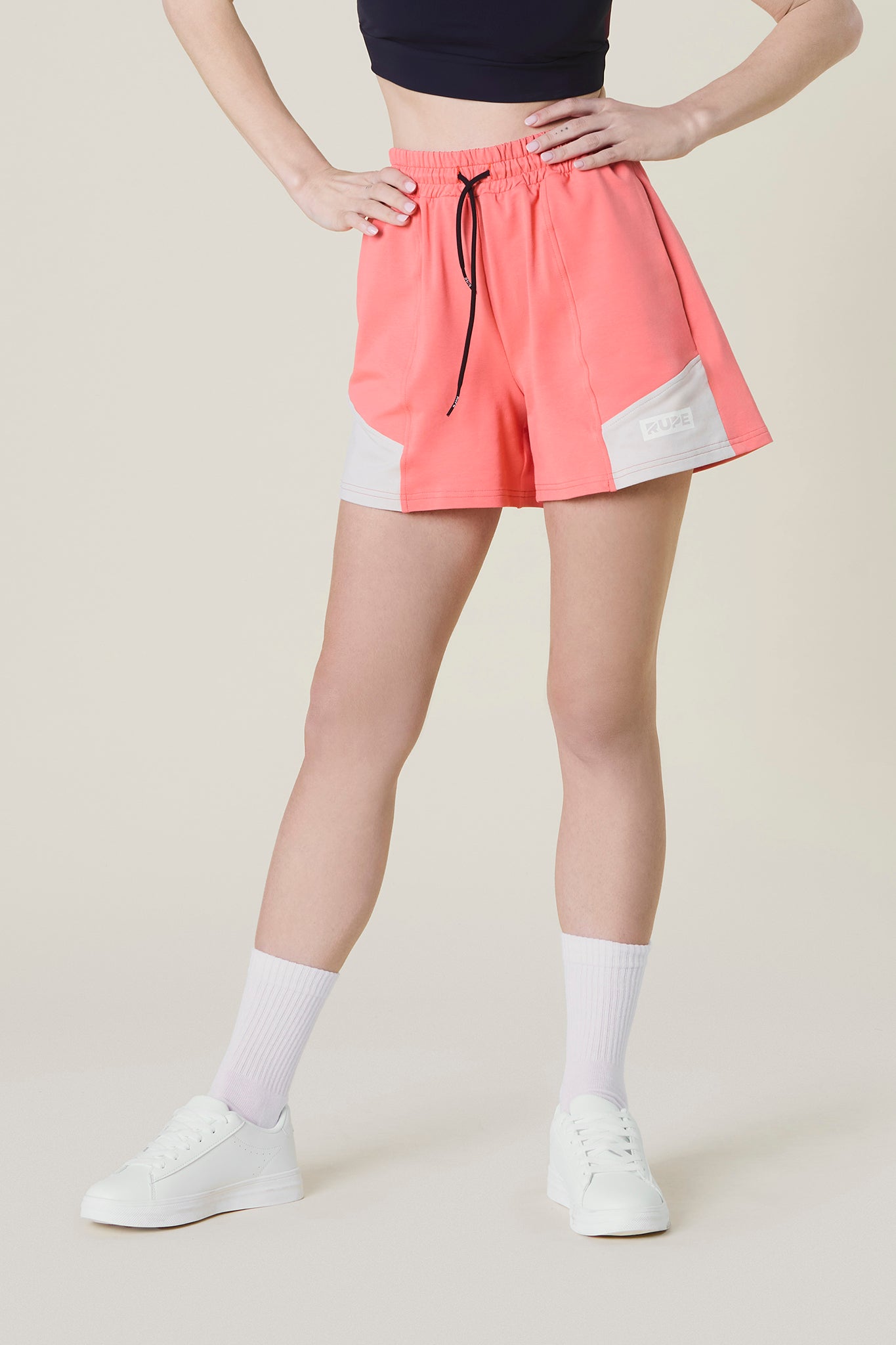 Shorts da Donna Due Colori - Light Sand Peach