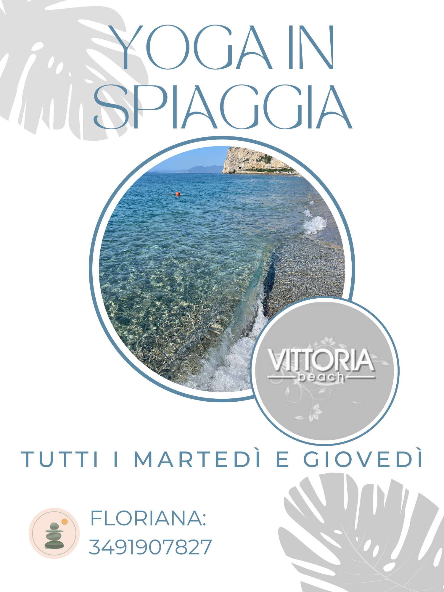 Yoga sulla spiaggia a Finale Ligure