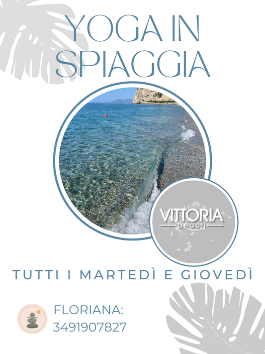 Yoga sulla spiaggia a Finale Ligure