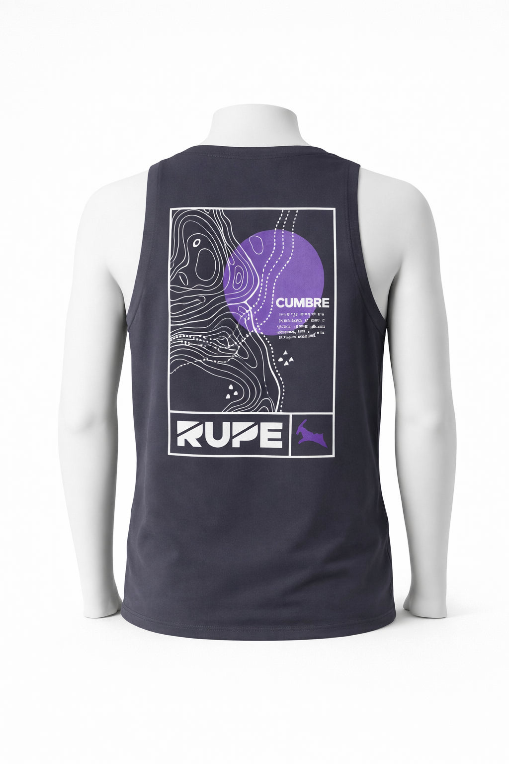 Canottiera Anthracite Purple Uomo - Rupe Clothing