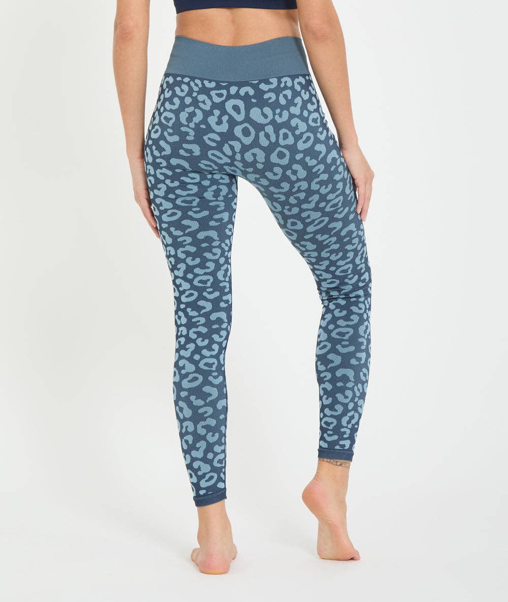 BIDAIA - Leggings da yoga con motivo leopardato