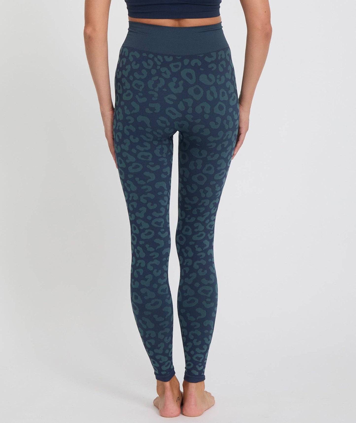 BIDAIA - Leggings da yoga con motivo leopardato